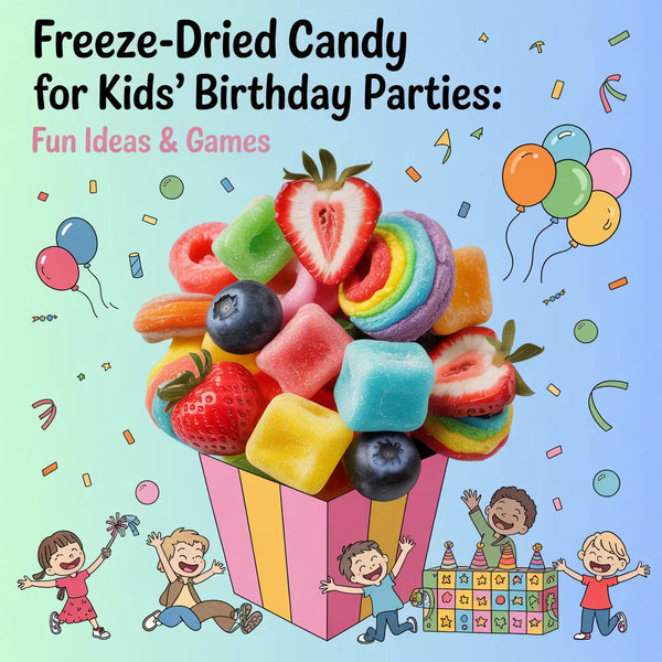 Freeze Dried Candy for Kidsโ Birthday Parties: Fun Ideas & Games