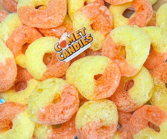 Freeze Dried Candy - Peach Fruit Rings